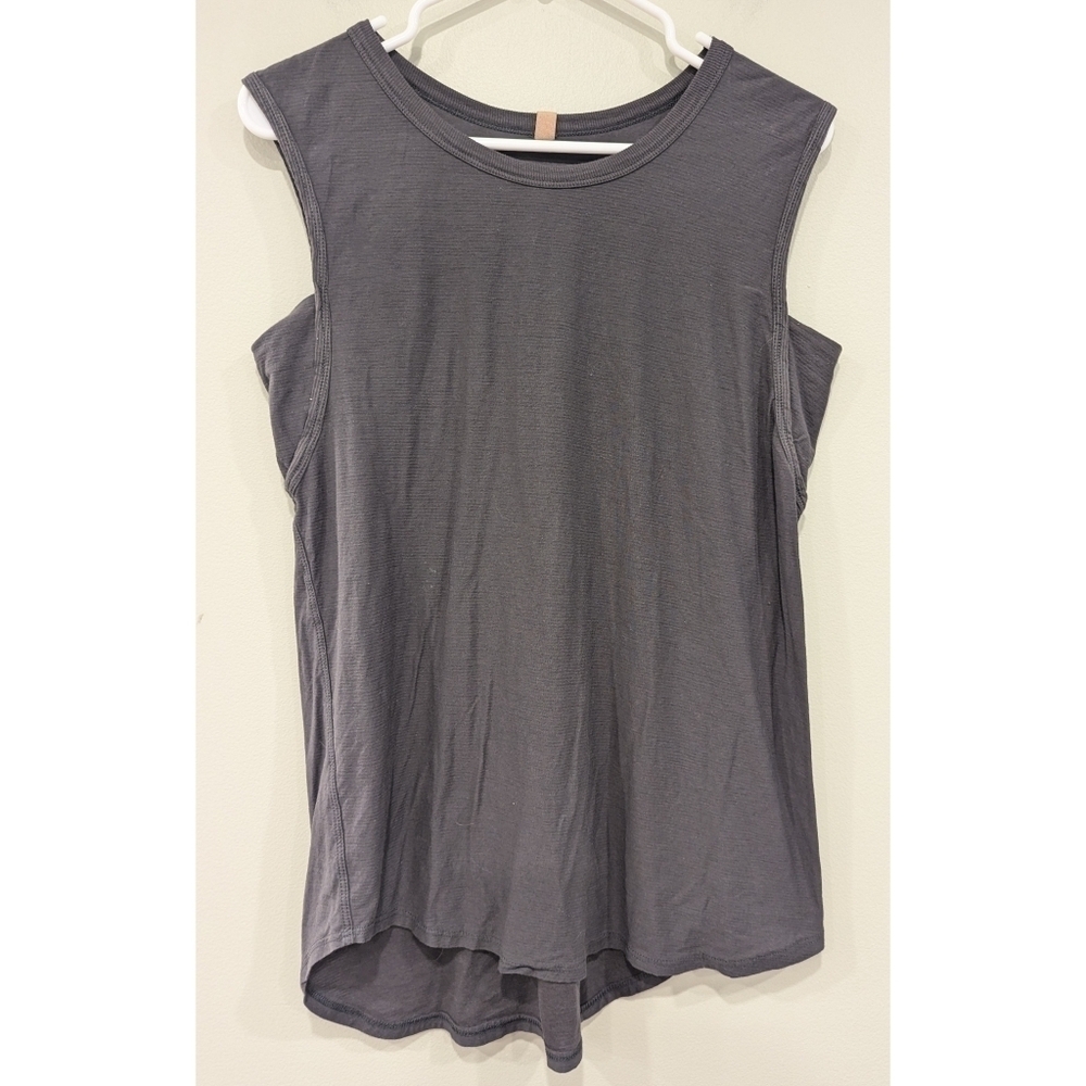 Lunya Grey Sleeveless Sleep Lounge Top Size Medium